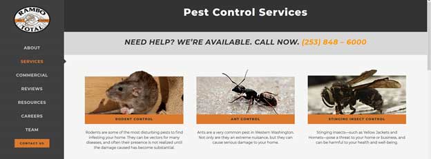 Pest Control Services Page